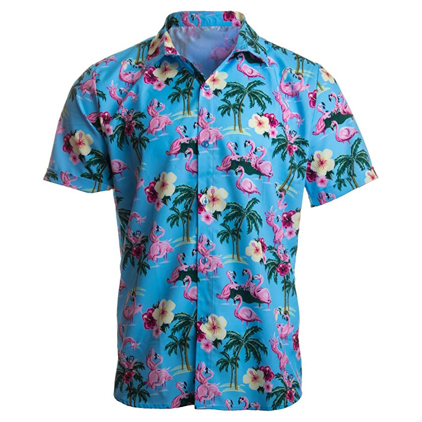 Flamingo Hawaiian Shirt Tropical Lovers Shirt For Men Women