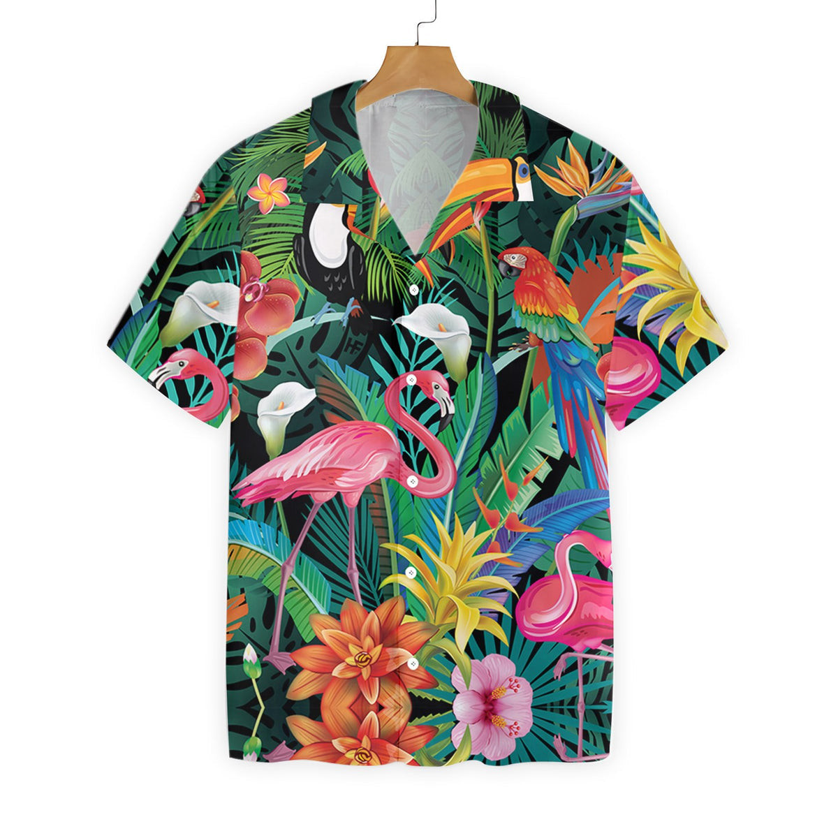 Flamingo Hawaiian Shirt Tropical Tropical Hawaiian Shirt For Men Women