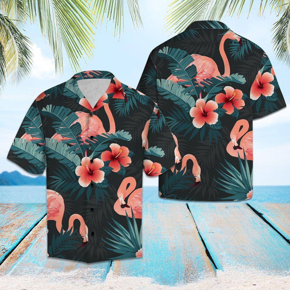 Flamingo Hawaiian Shirt Tropical Tropical Hawaiian Shirt For Men Women