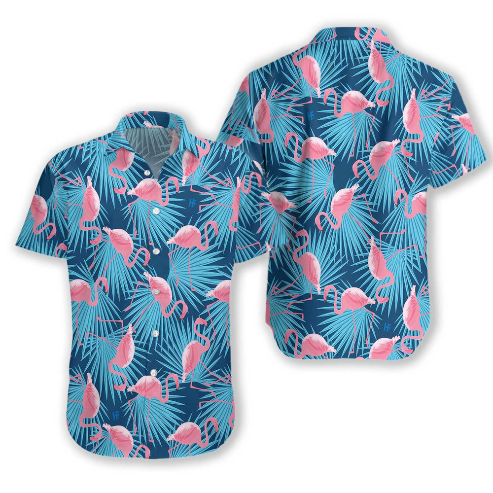 Flamingo Hawaiian Shirt for Men and Women