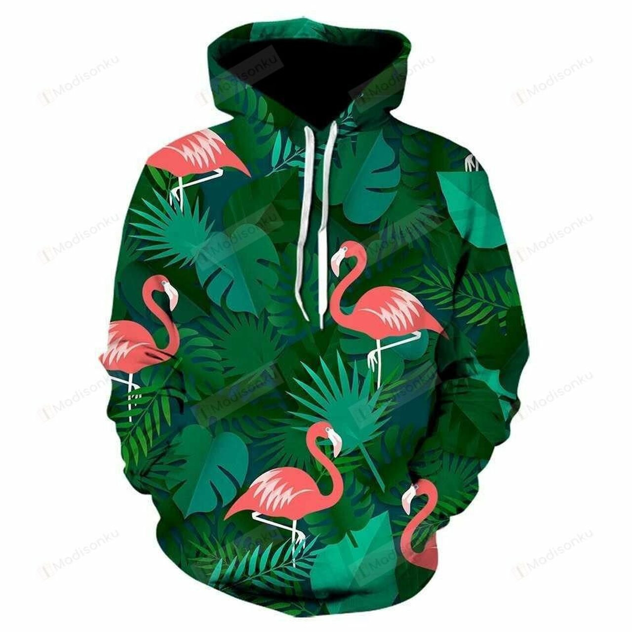 Flamingo Leaves For Unisex 3d All Over Print Hoodie
