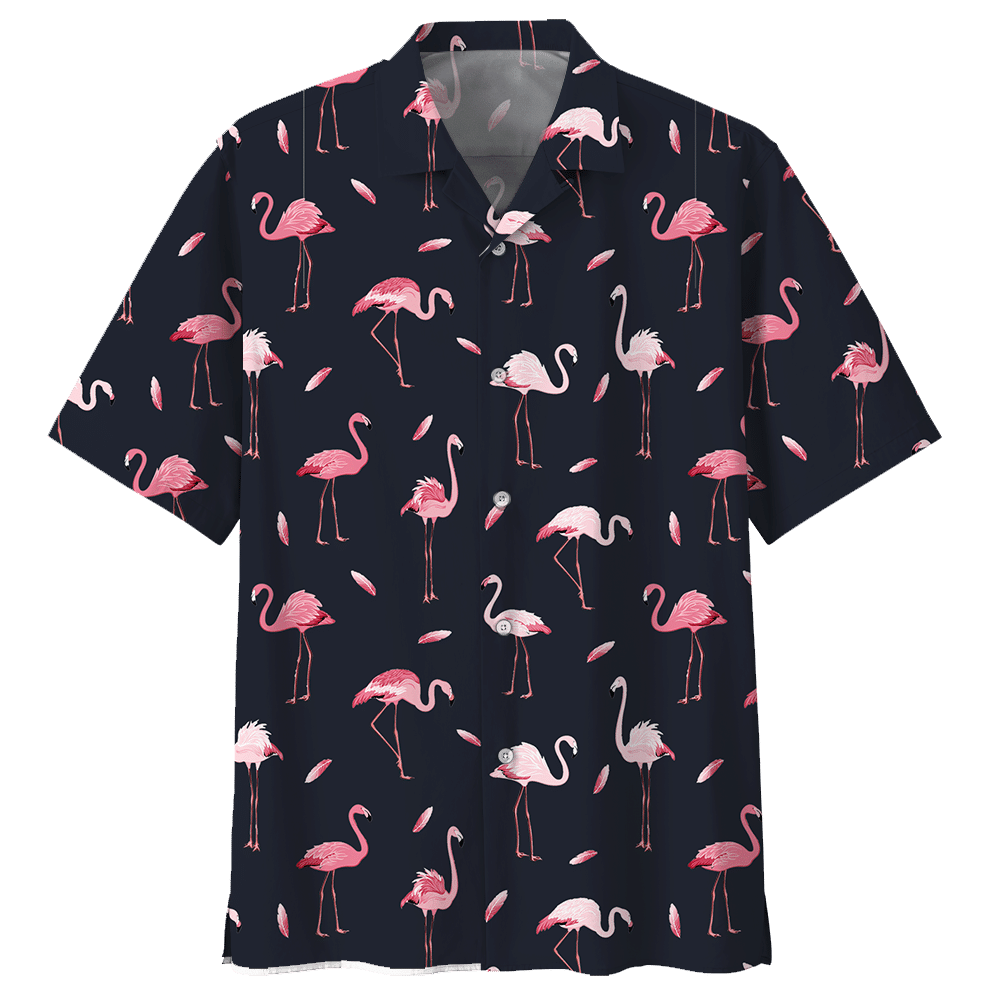 Flamingo Molt Aloha Hawaiian Shirt Colorful Short Sleeve Summer Beach Casual Shirt For Men And Women