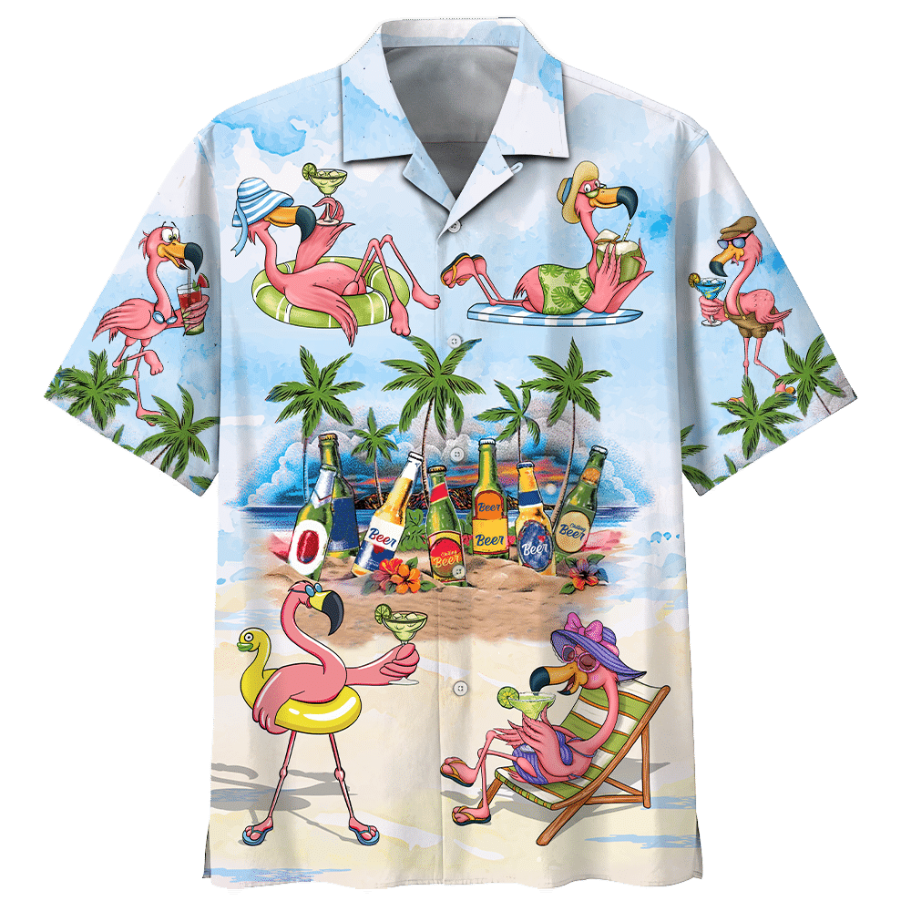 Flamingo Pattern Collection – Hawaiian Shirt For Men Women