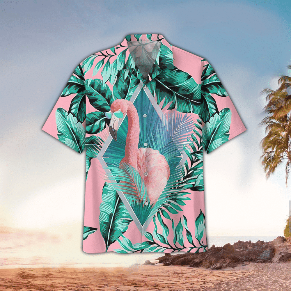 Flamingo Shirt Flamingo Clothing For Flamingo Lovers Summer Aloha Shirt