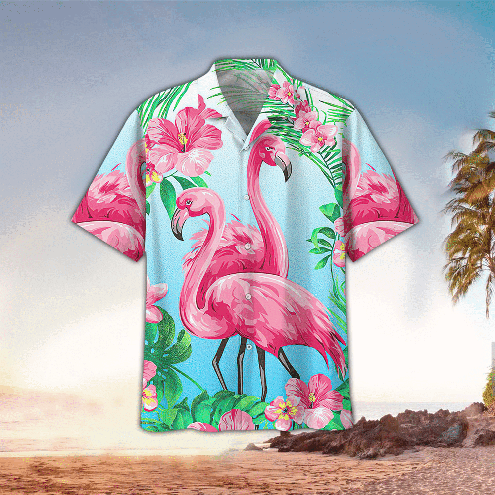 Flamingo Shirt Flamingo Hawaiian Shirt For Flamingo Lovers Shirt For Men and Women