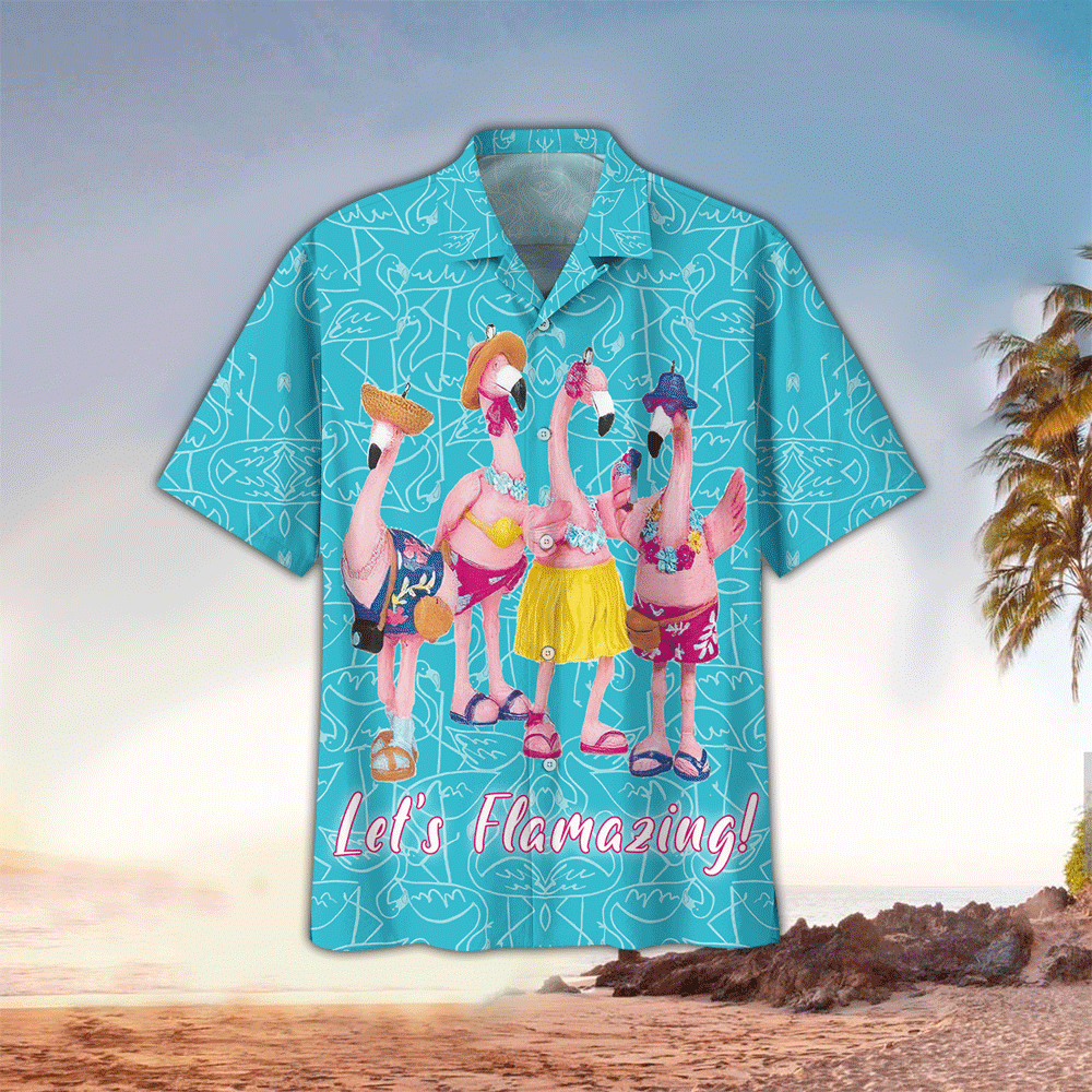 Flamingo Shirt Flamingo Hawaiian Shirt For Flamingo Lovers Summer Aloha Shirt