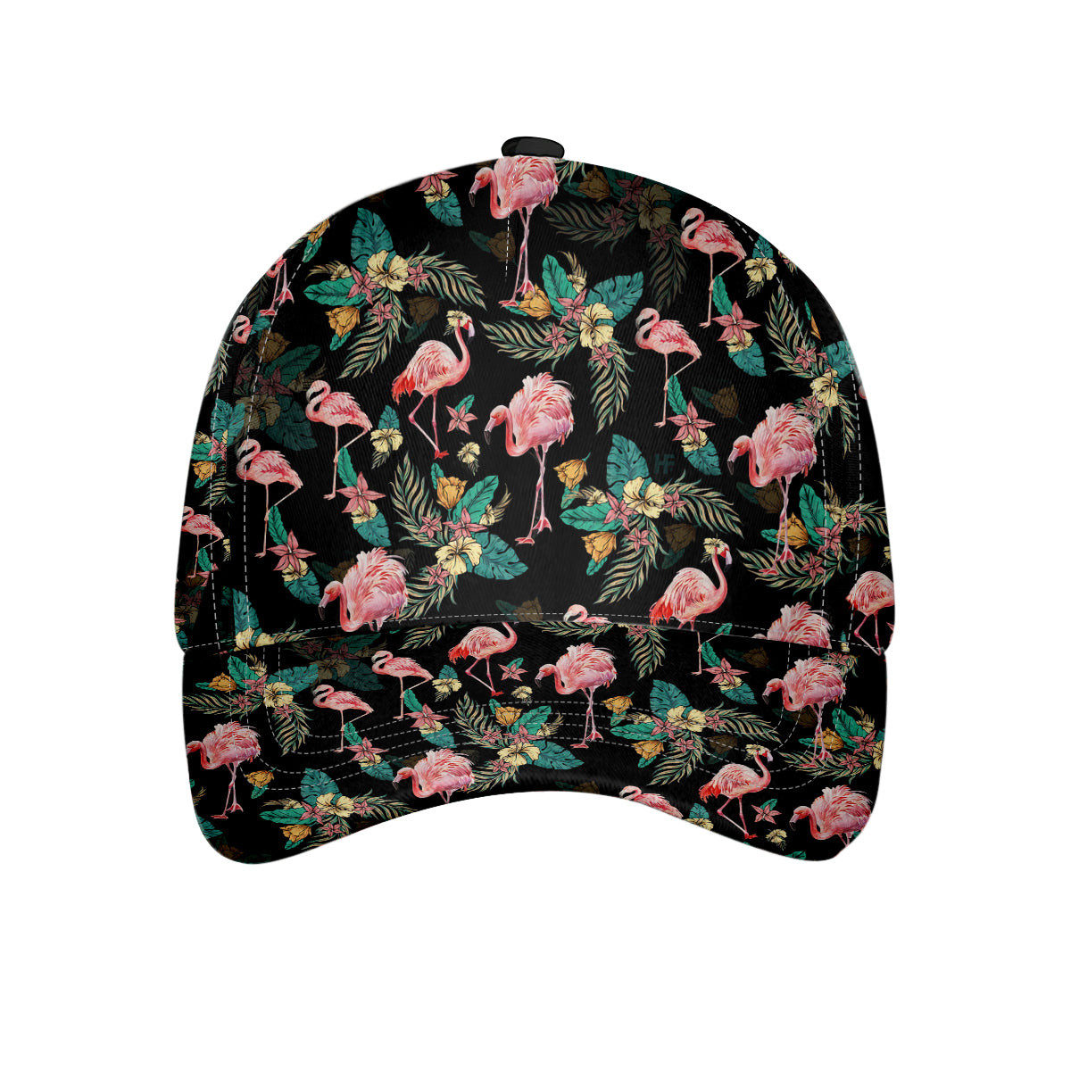 Flamingo Tropical Pattern V2 Classic Cap Flamingo Baseball Hat For Adults