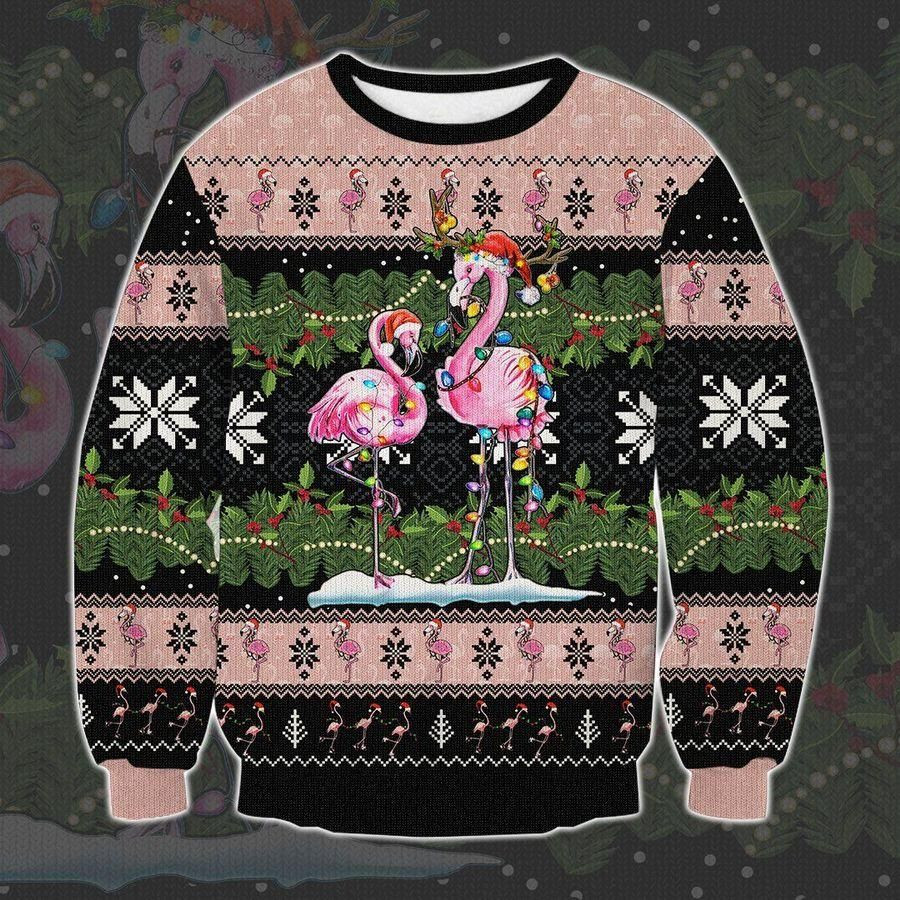 Flamingo Ugly Christmas Sweater Ugly Sweater For Men Women