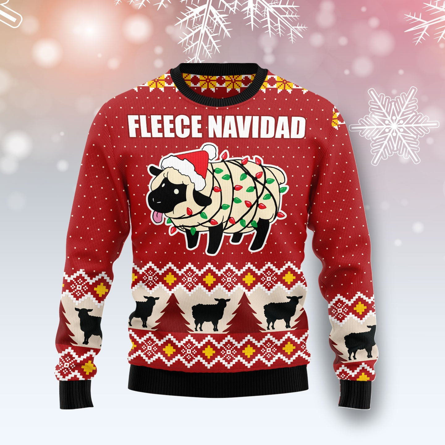 Fleece Navidad Ugly Christmas Sweater