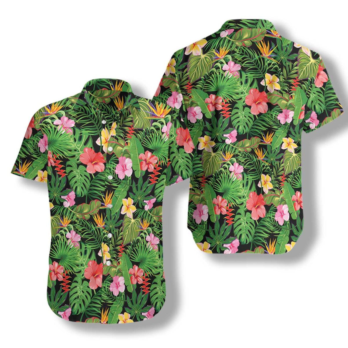 Floral Pattern Summer Hawaiian Shirt