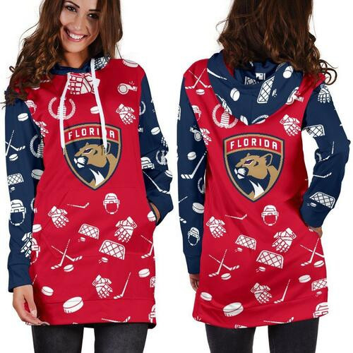 Florida Panthers Hoodie Dress Sweater Dress Sweatshirt Dress 3d All Over Print For Women Hoodie