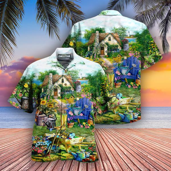 Flowers Gardening Adds Years To Your Life Edition - Hawaiian Shirt - Hawaiian Shirt For Men