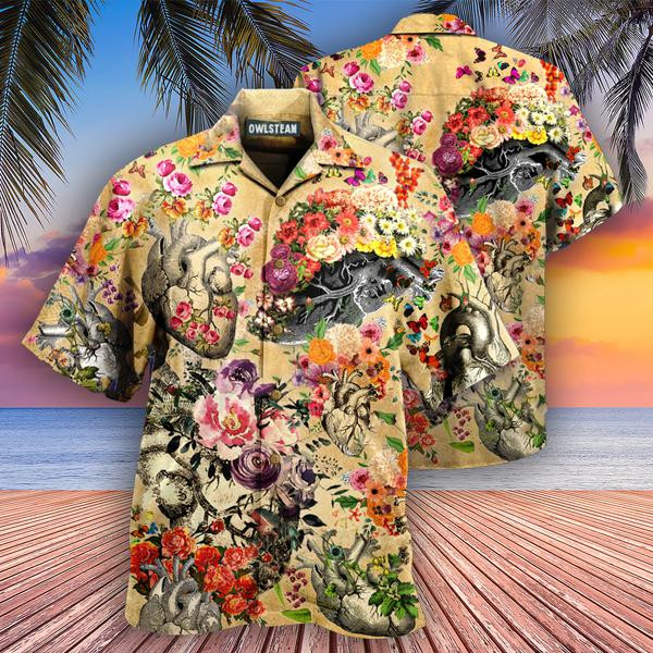Flowers If Hearts Blossom In Spring Edition - Hawaiian Shirt - Hawaiian Shirt For Men