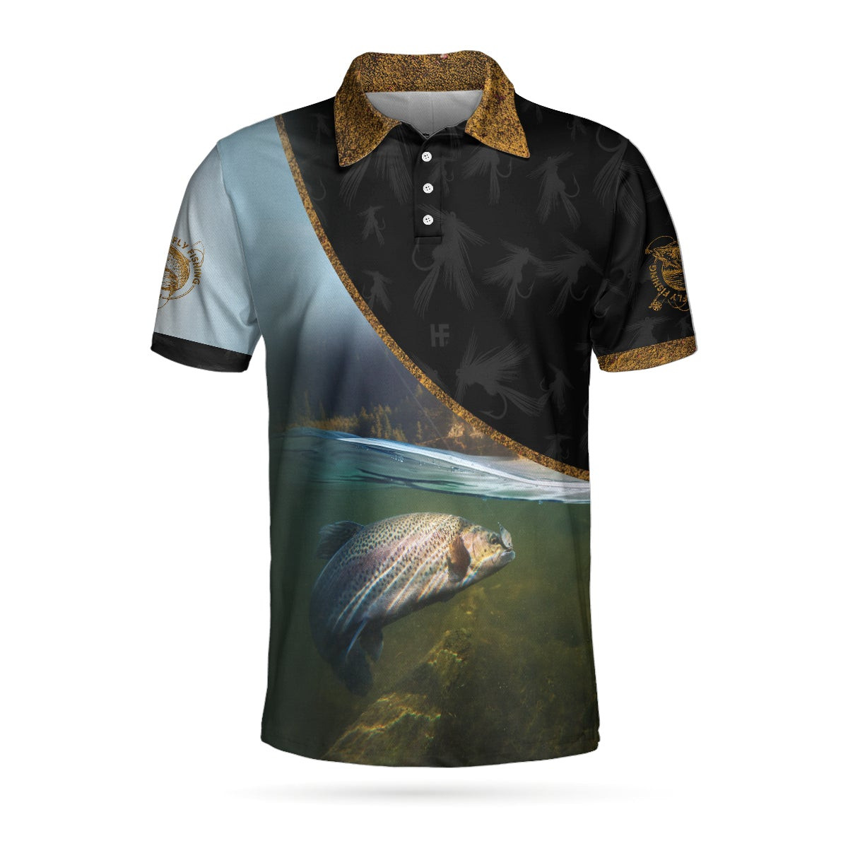 Fly Fishing Is The Most Fun You Have Polo Shirt River Fishing Polo Shirt Best Fishing Gift For Men