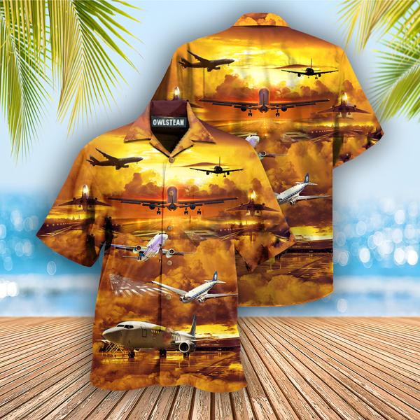 Fly Life Is A Journey Enjoy The Flight Airplane Edition - Hawaiian Shirt - Hawaiian Shirt For Men