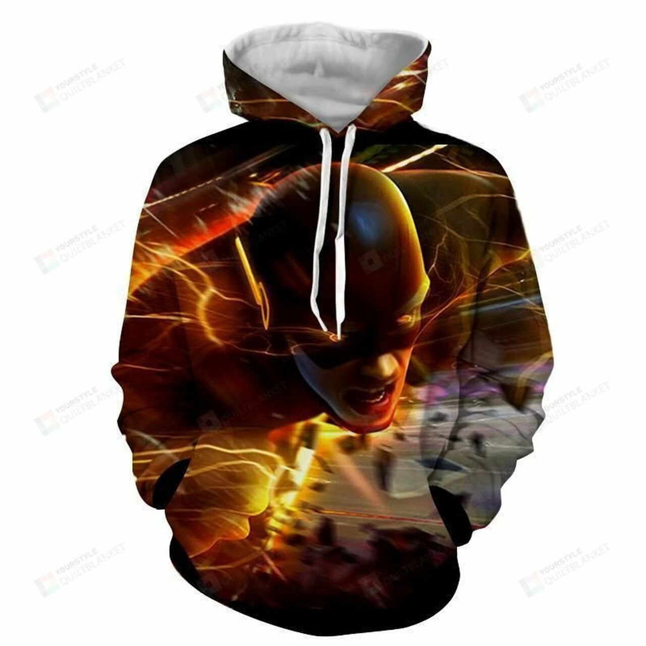 Flying Flash 3d All Over Print Hoodie