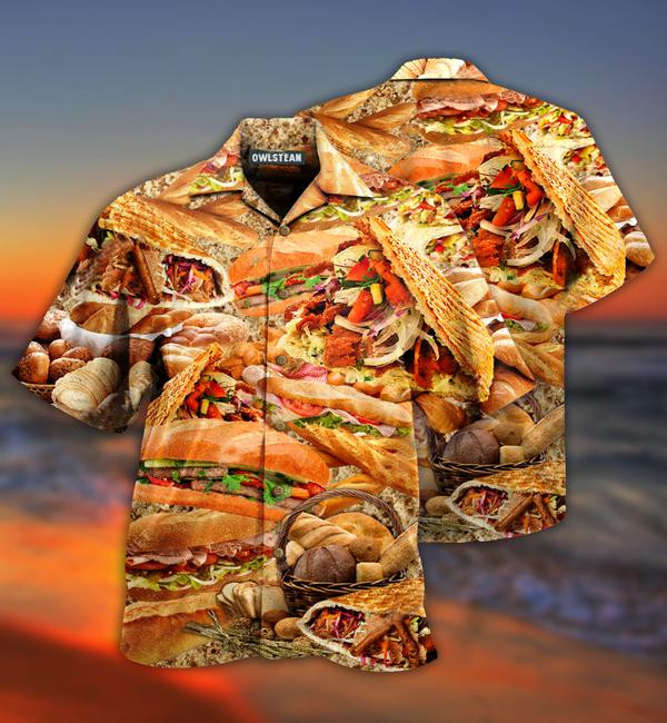 Food Delicious Bread Around The World Limited - Hawaiian Shirt - Hawaiian Shirt For Men