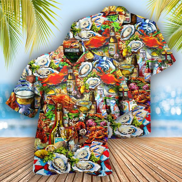 Food Im On Seafood Diet Edition - Hawaiian Shirt - Hawaiian Shirt For Men