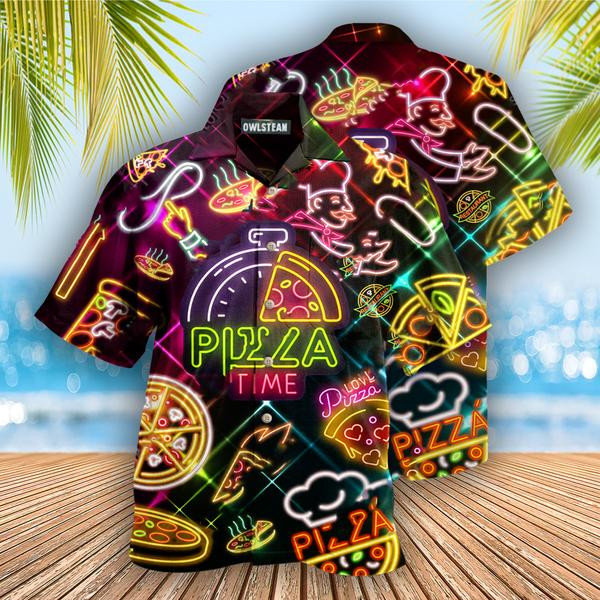 Food It's Pizza Time Edition - Hawaiian Shirt - Hawaiian Shirt For Men