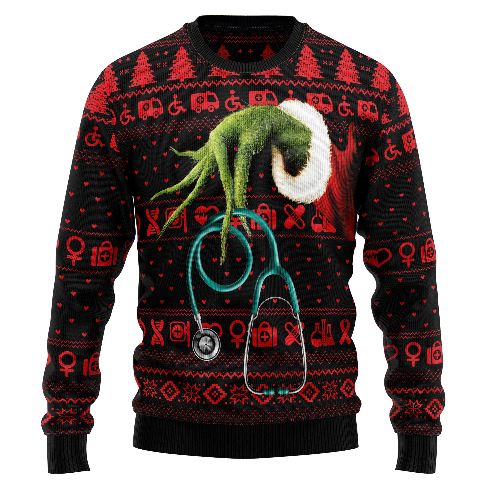 For Nurse Ugly Christmas Sweater