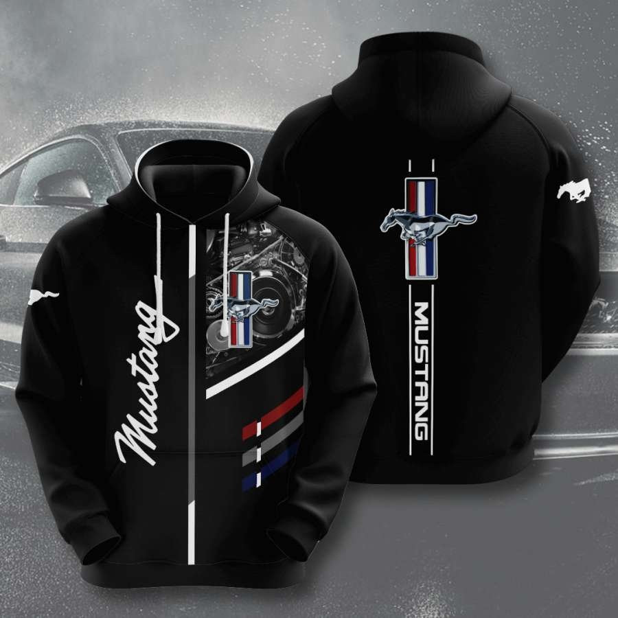 Ford Mustang No665 Custom Hoodie 3D