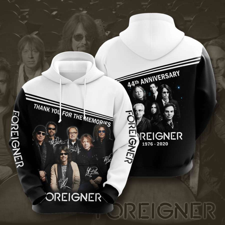 Foreigner No667 Custom Hoodie 3D All Over Print