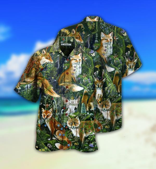 Fox Happy Always Smile Limited - Hawaiian Shirt - Hawaiian Shirt For Men