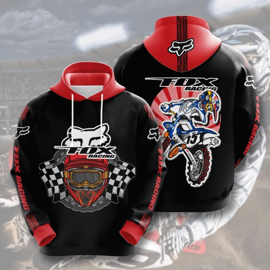 Fox Racing No670 Custom Hoodie 3D All Over Print