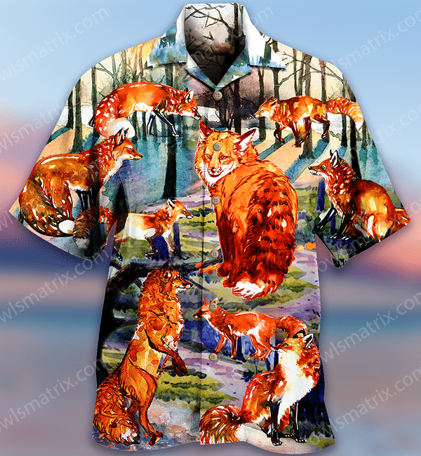 Fox - Stay Clever Like A Fox Limited Edition - Hawaiian Shirt - Hawaiian Shirt For Men