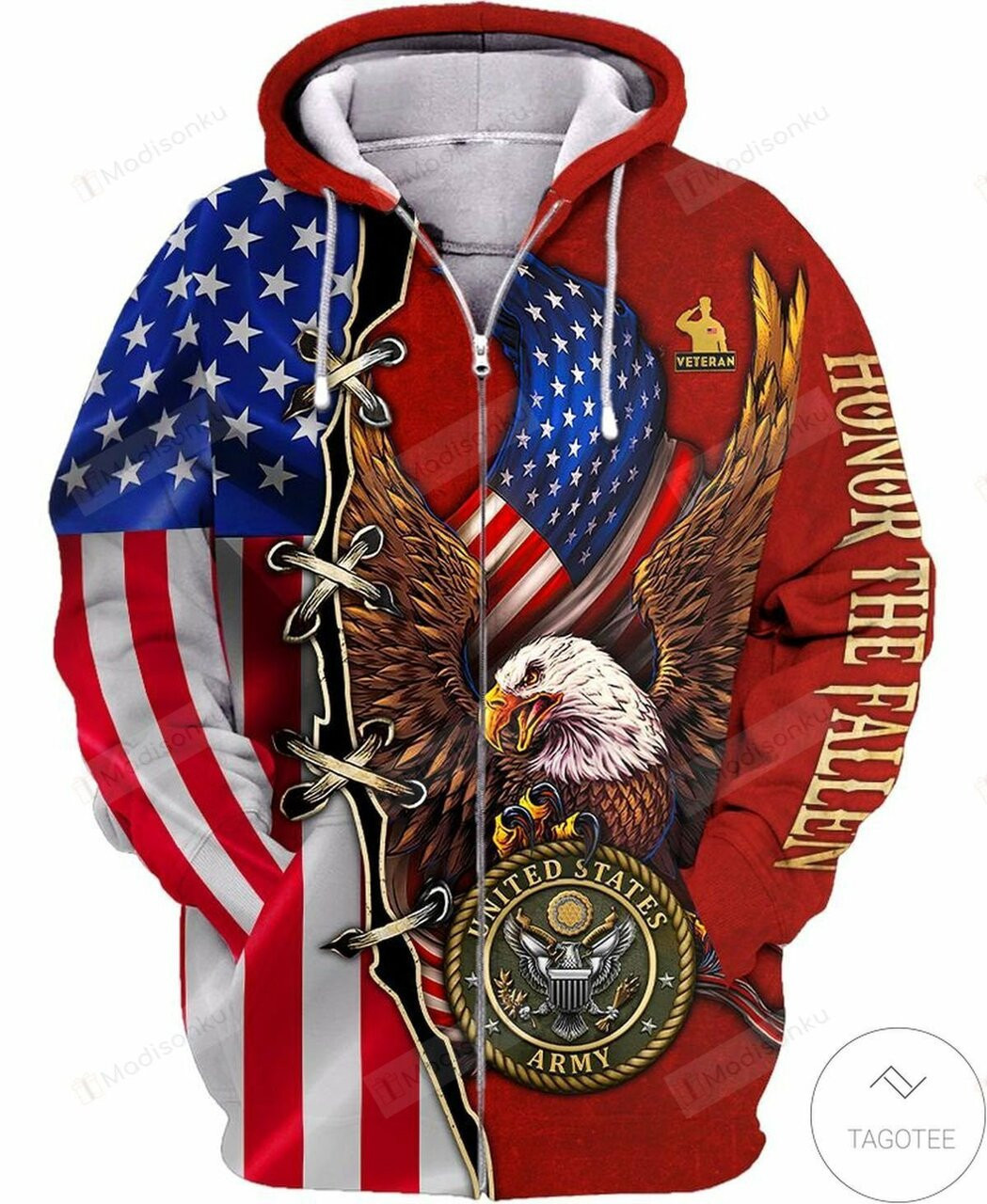 Free Ship Us Army Horor The Faith 3d All Over Print Hoodie