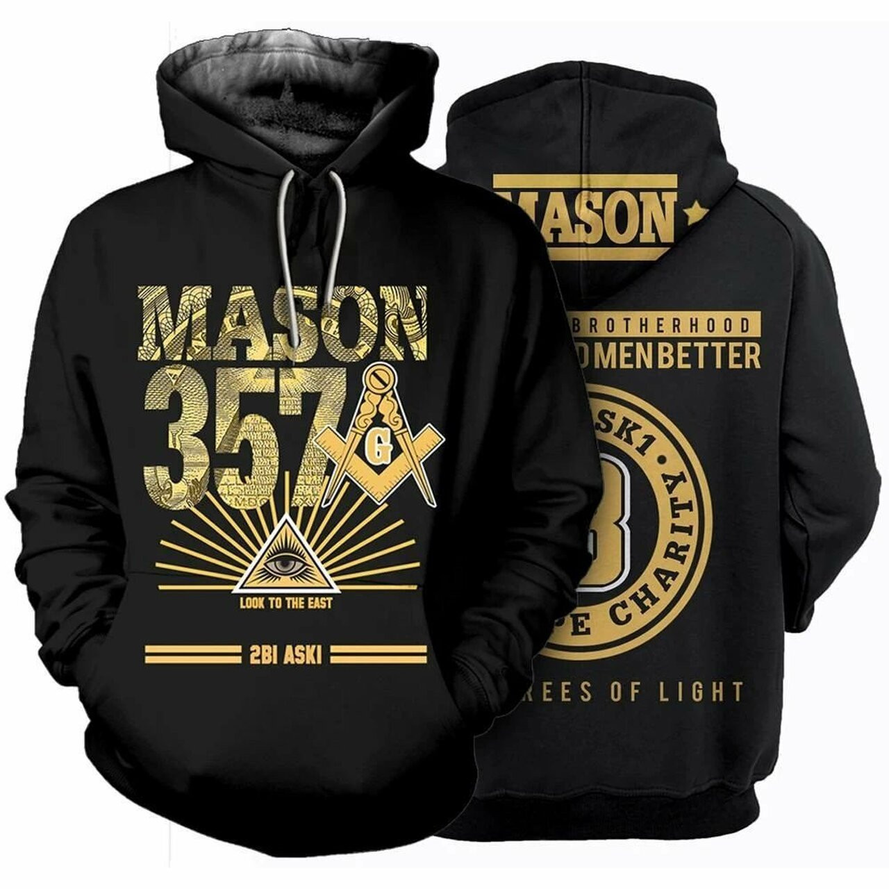 Freemasonry 3d All Over Print Hoodie