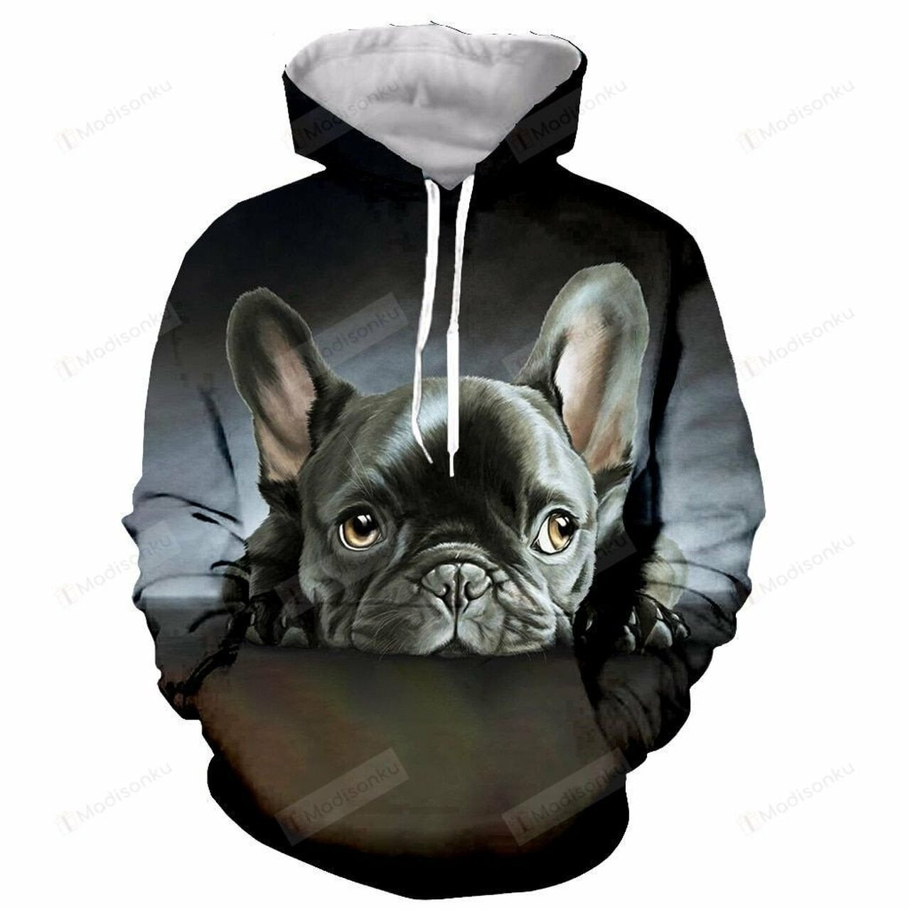 French Bulldog Funny 3d All Over Print Hoodie