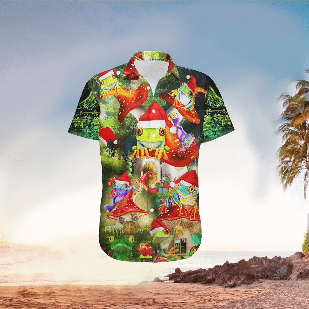 Frog Aloha Shirt Hawaiian Shirt For Frog Lovers Shirt for Men and Women