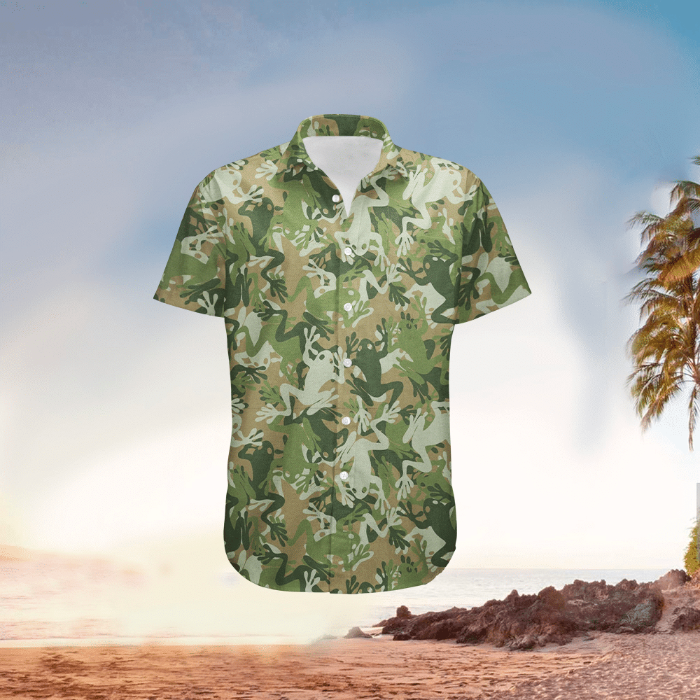 Frog Aloha Shirt Hawaiian Shirt For Frog Lovers Shirt for Men and Women