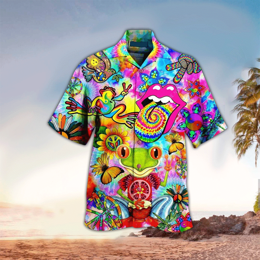 Frog Hawaiian Shirt For Men Frog Lover Gifts Shirt for Men and Women