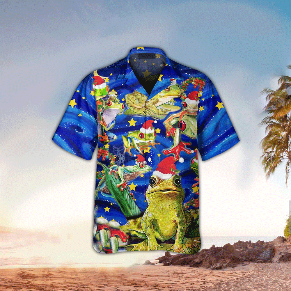 Frog Shirt Frog Hawaiian Shirt For Frog Lovers Shirt for Men and Women