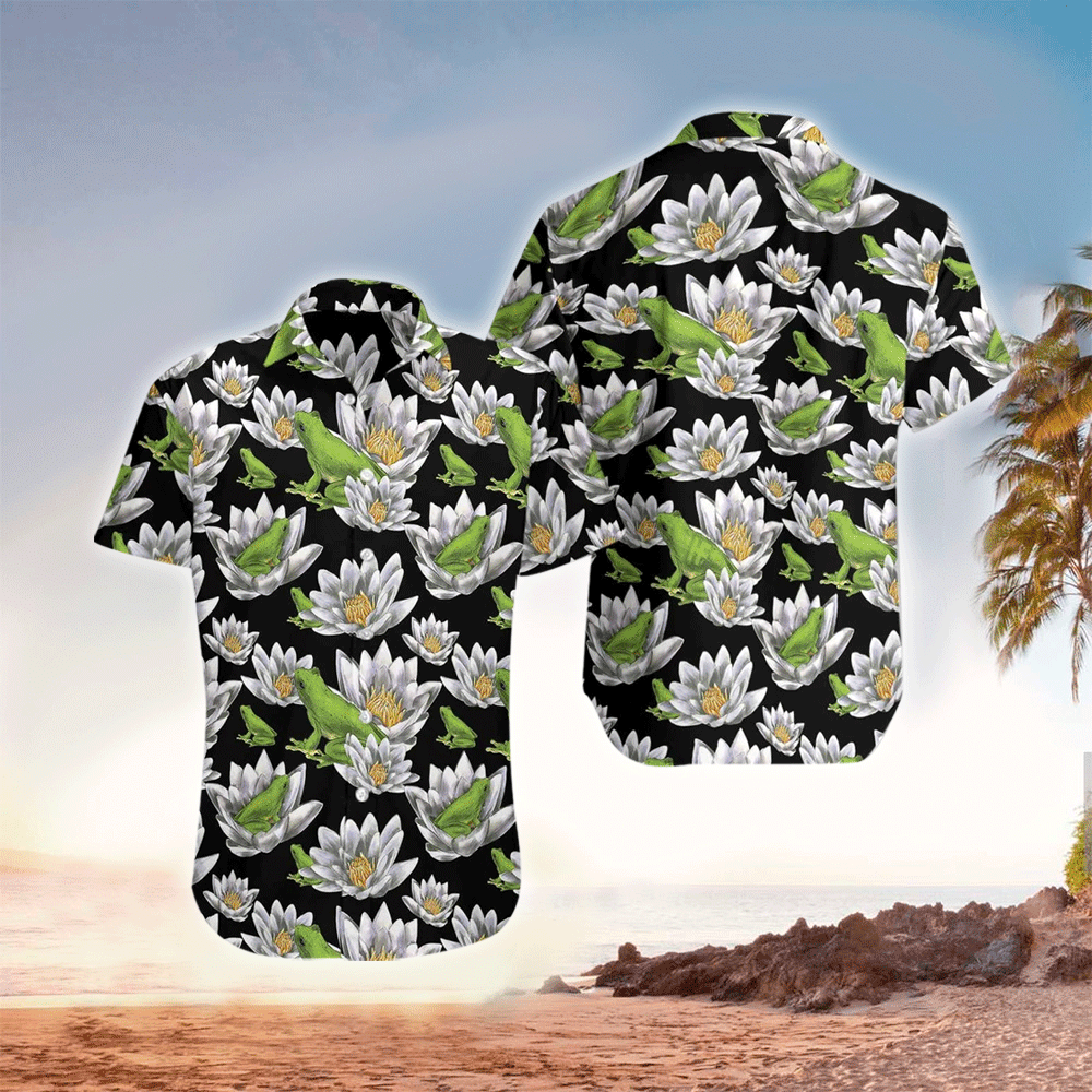 Frog Shirt Frog Hawaiian Shirt For Frog Lovers Shirt for Men and Women