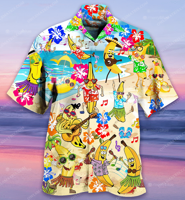 Fruit Banana Love Beach Limited Edition - Hawaiian Shirt - Hawaiian Shirt For Men