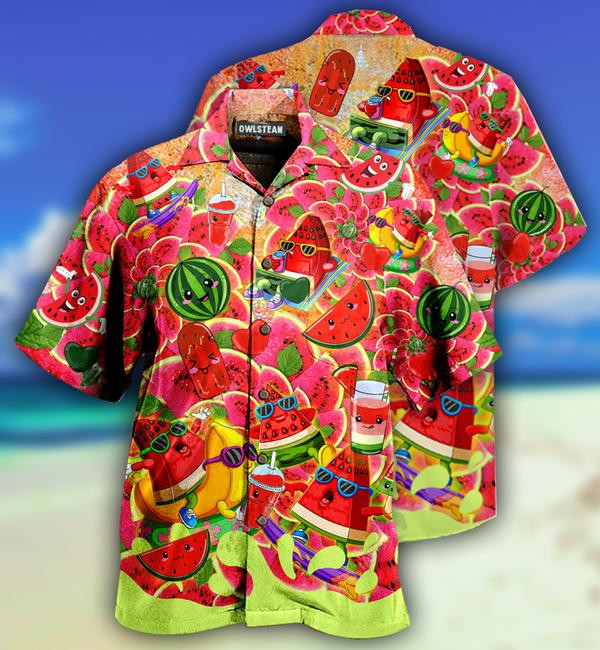 Fruit Be As Cool As Watermelon Limited - Hawaiian Shirt - Hawaiian Shirt For Men