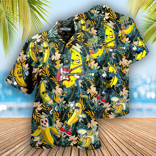 Fruit Happy Bananas Edition - Hawaiian Shirt Hawaiian Shirt For Men