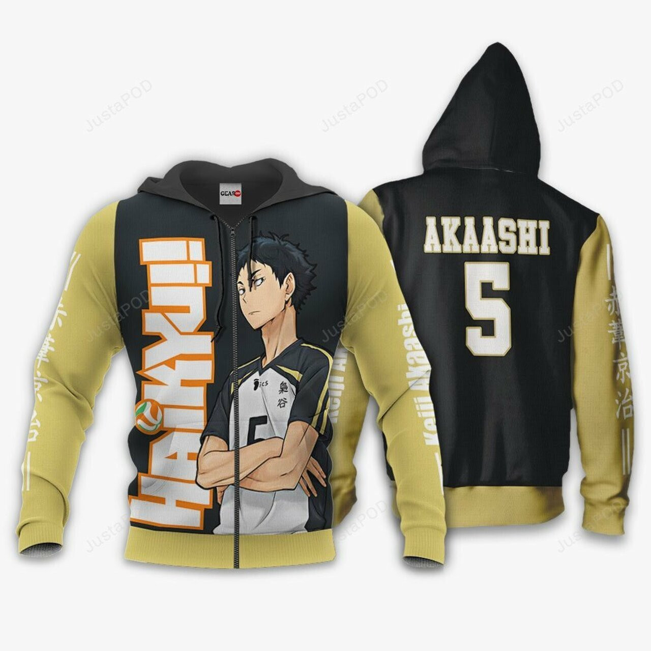 Fukurodani Keiji Akaashi Haikyuu Anime 3d All Over Print Hoodie