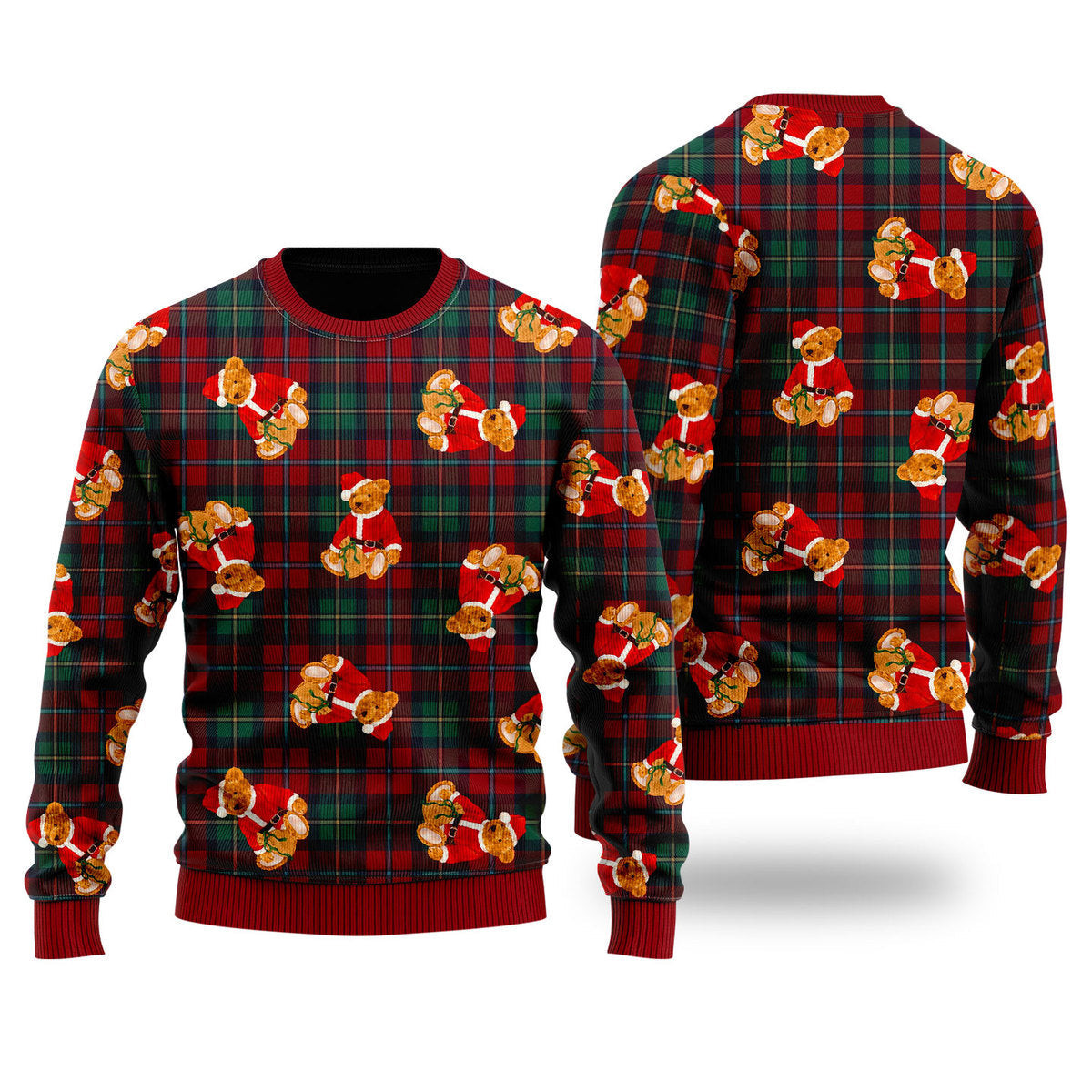Funny Bear Ugly Christmas Sweater Ugly Sweater For Men Women