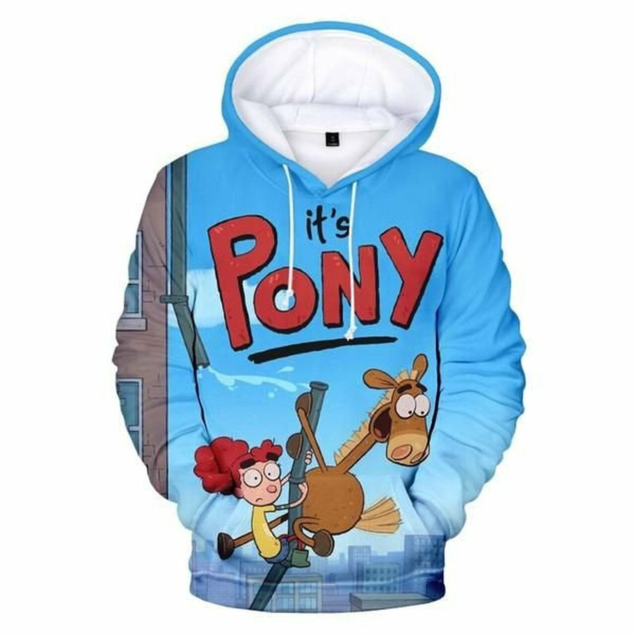 Funny Cartoon Tv Series Its Pony 3d All Over Print Hoodie