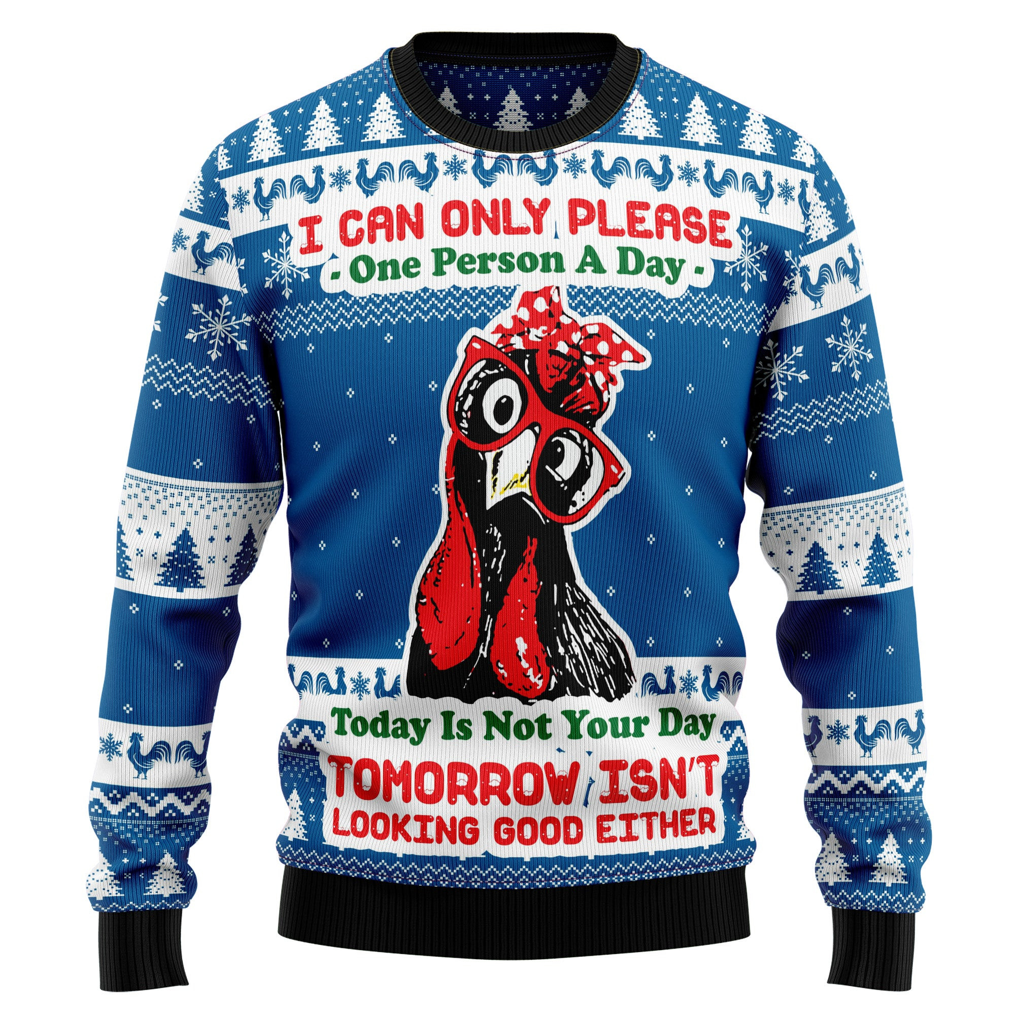 Funny Chicken Ugly Christmas Sweater