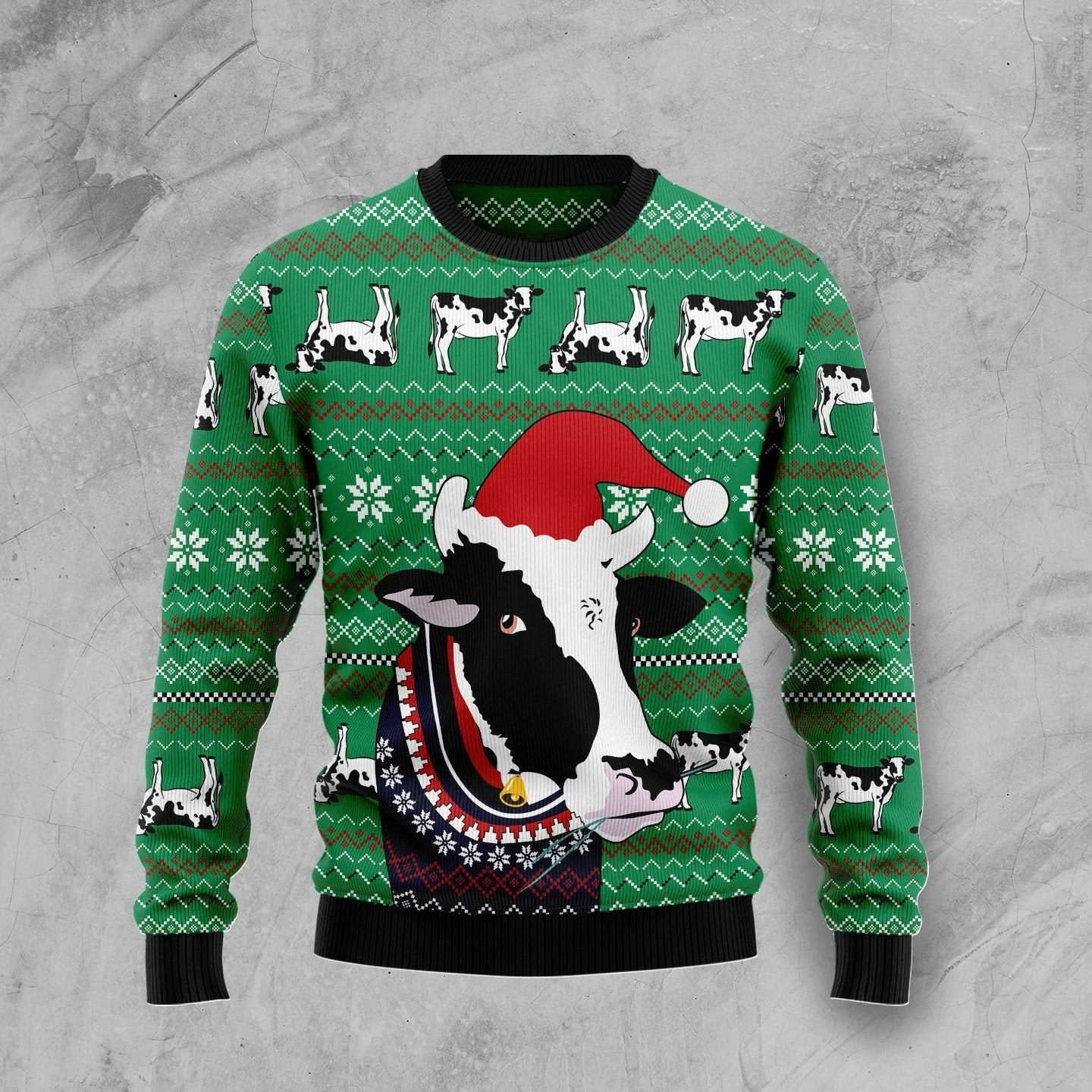 Funny Cow Ugly Christmas Sweater Ugly Sweater For Men Women