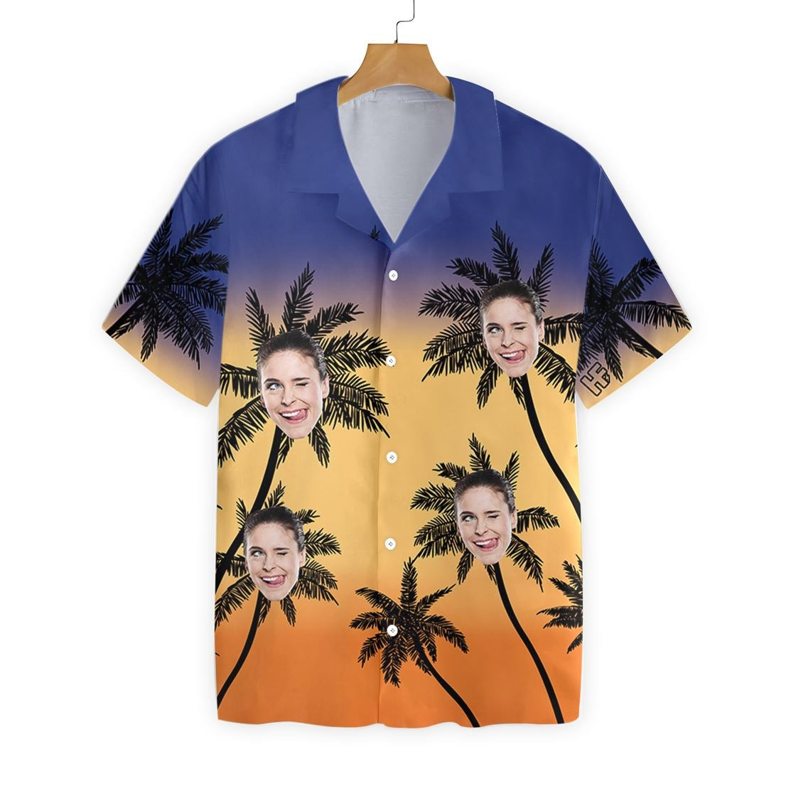 Funny Custom Face Custom Hawaiian Shirt