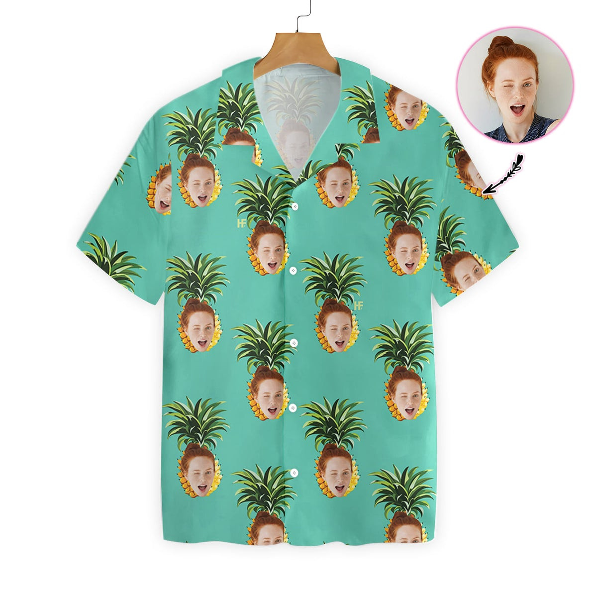 Funny Custom Face Custom Hawaiian Shirt