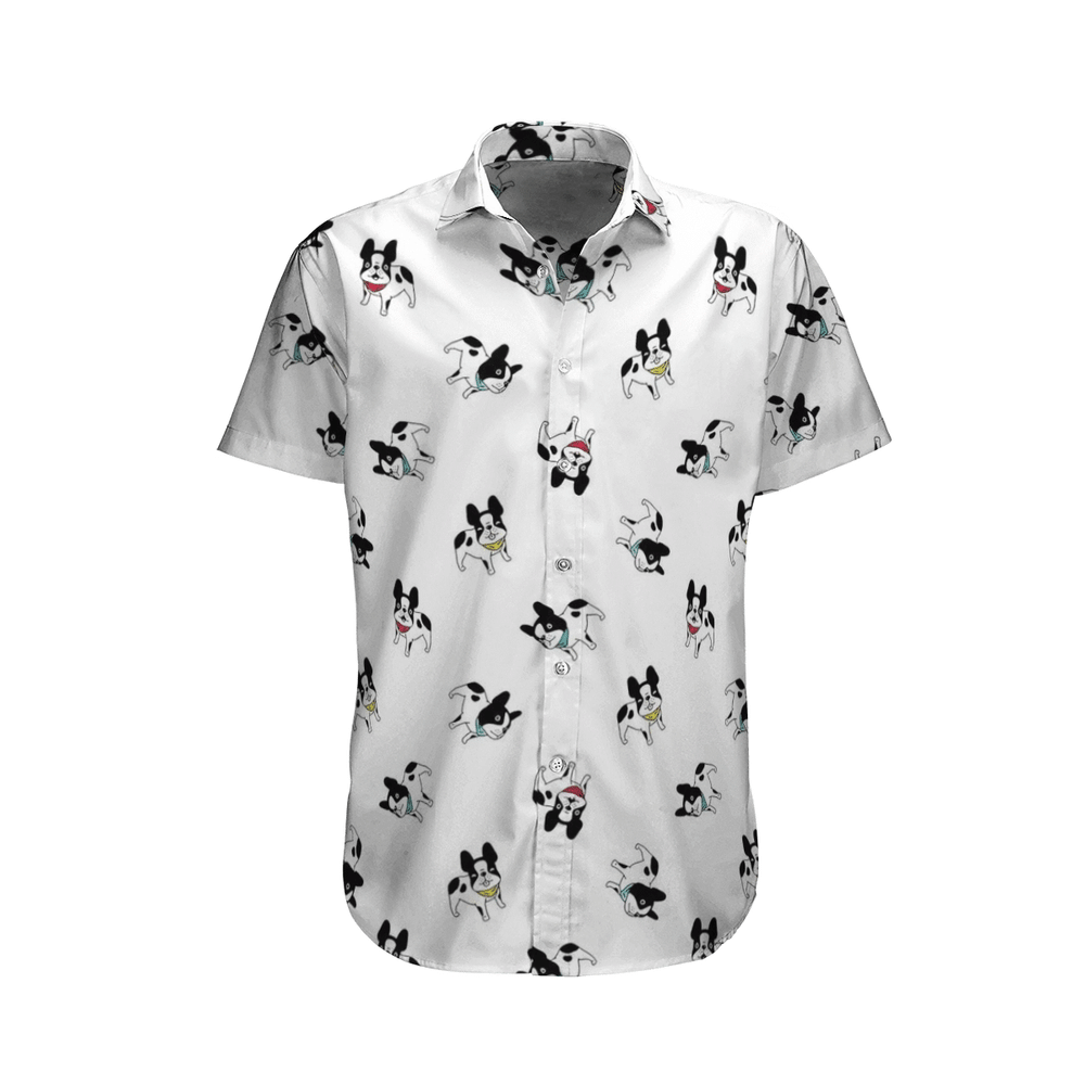 Funny French Bulldog Aloha Hawaiian Shirt Colorful Short Sleeve Summer Beach Casual Shirt For Men And Women