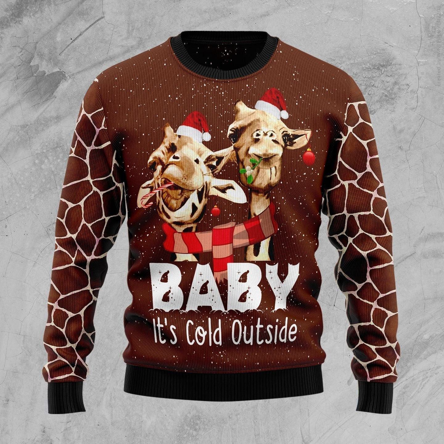 Funny Giraffe Ugly Christmas Sweater Ugly Sweater For Men Women, Holiday Sweater