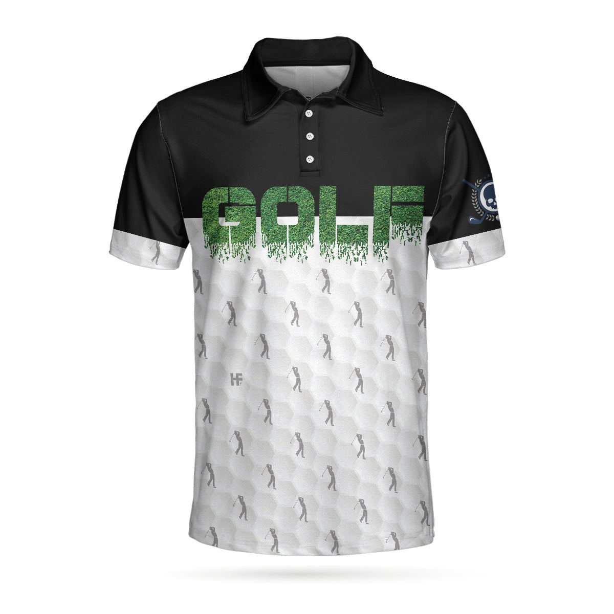 Funny Golfer Seamless Pattern Golf Polo Shirt Golf Shirt For Men Best Gift For Golfers